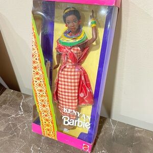 1993 Mattel Kenyan Barbie 'Dolls of the World' Barbie NRFB